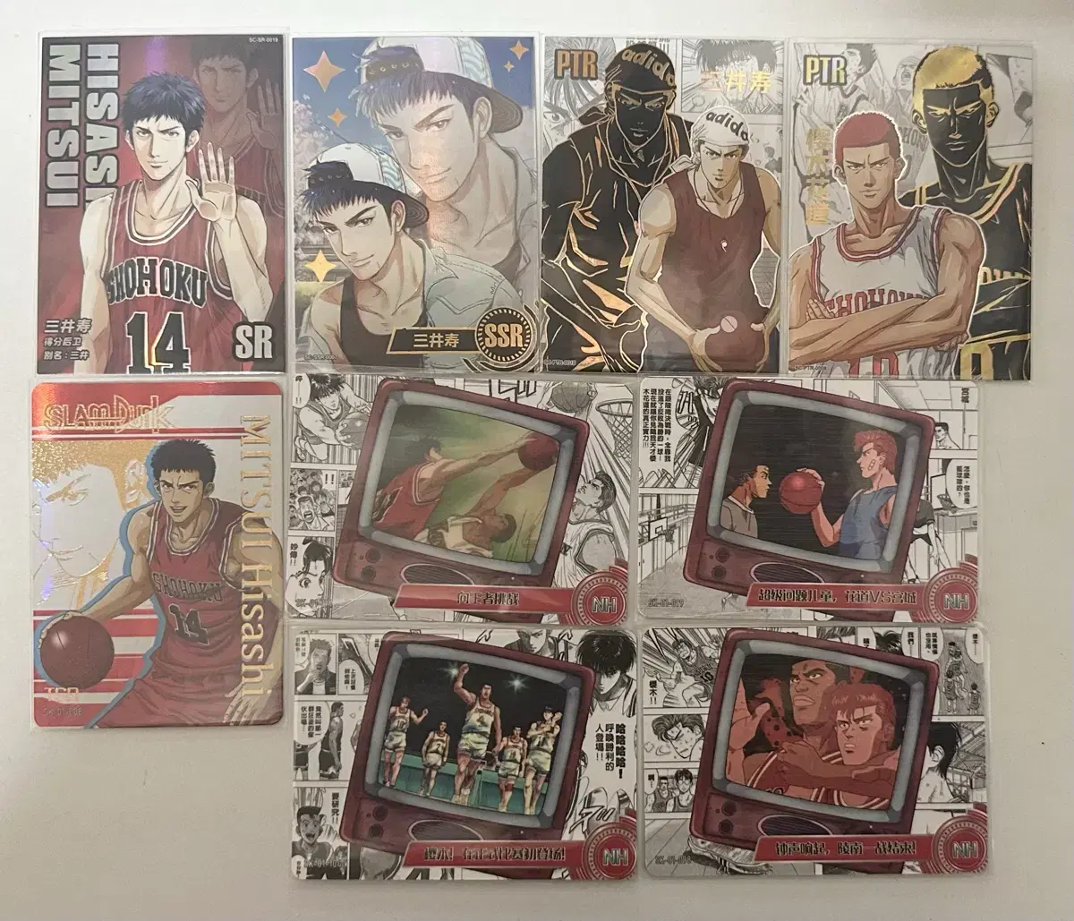 SLAM DUNK CLASSICS kard Kardas Prism hologram North San Jung Dae Man Seo Tae Woong Kang Baekho