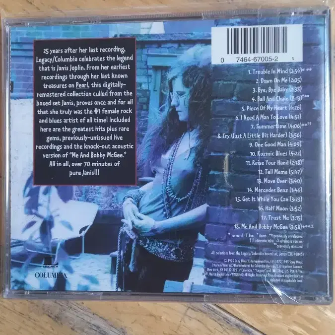 Janis Joplin -18 Essetial Songs (CD)