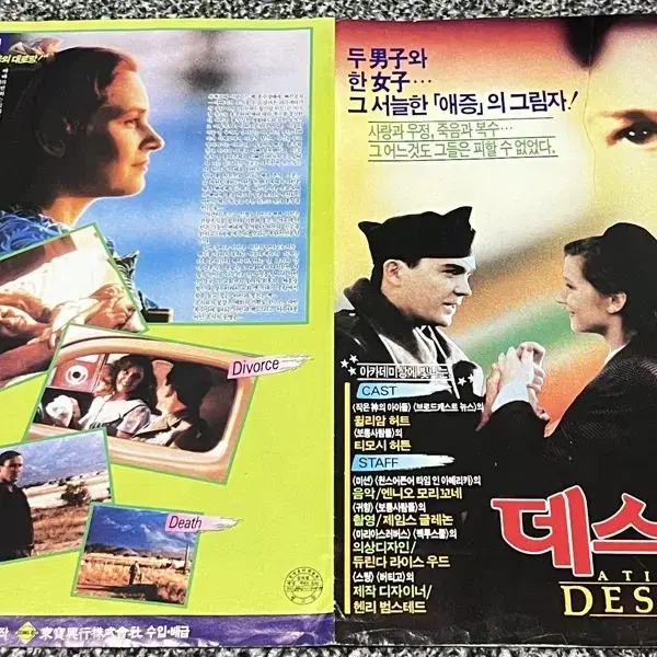 영화 데스티니(1988) 전단지