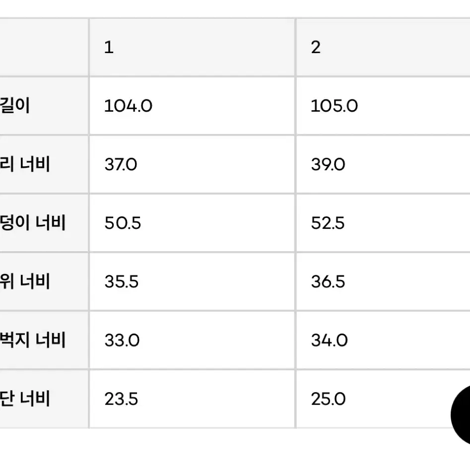 fw 폴리수엠 스터드 데님 2사이즈