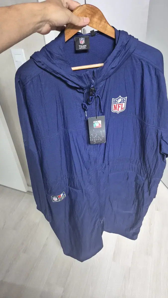 nfl 롱 바람막이 XL 새상품