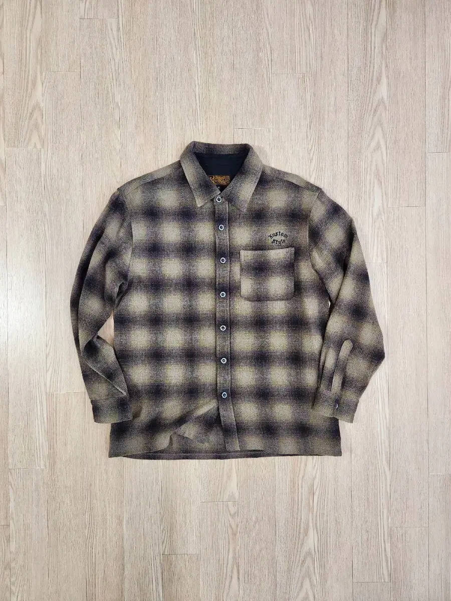 Custom Style Flannel Check Work Jacket