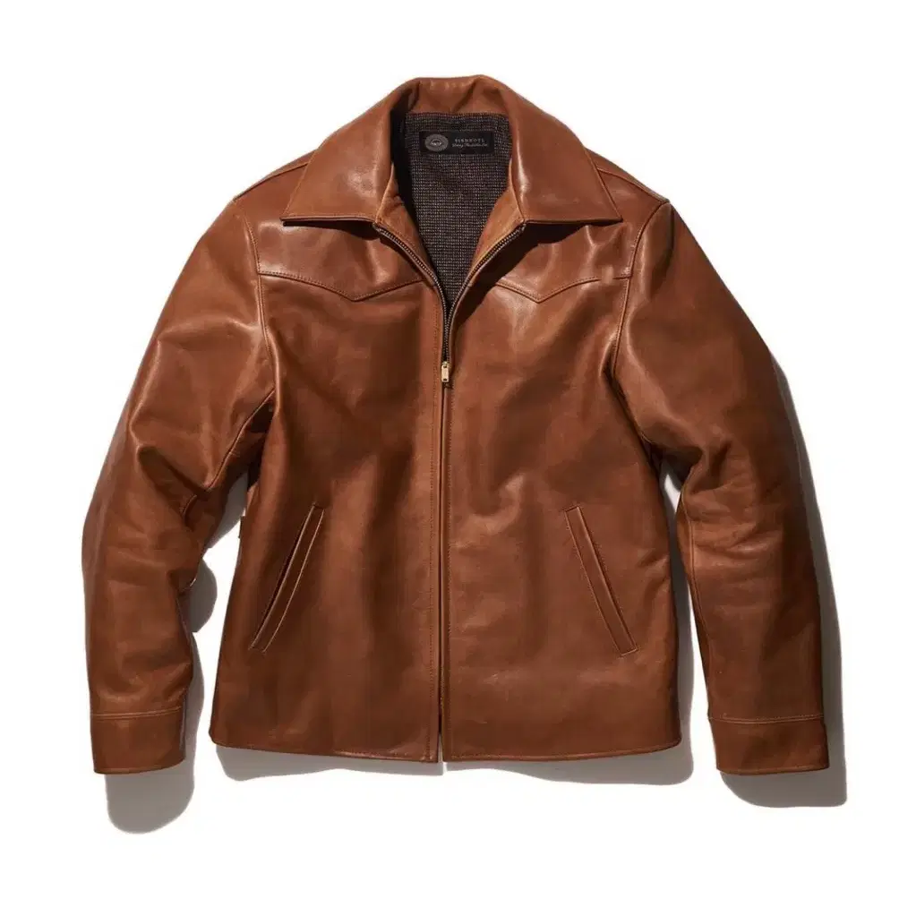 버드노트 BIRD NOTE HORSEHIDE CAR COAT,COGNAC