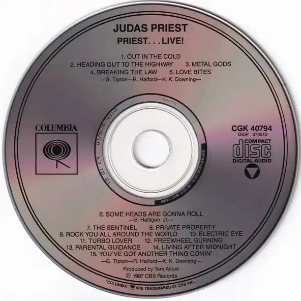 Judas Priest - Priest Live(CD)미국반90s NM-