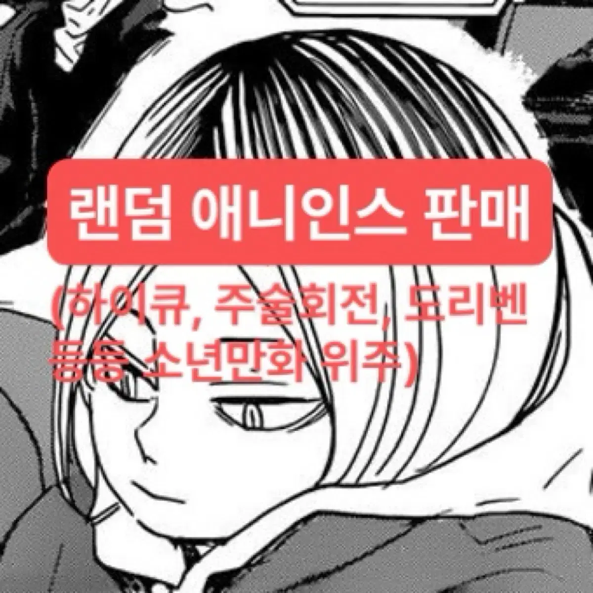 인스판매합니다 하이큐 주술회전 도리벤 스파이패밀리 등등