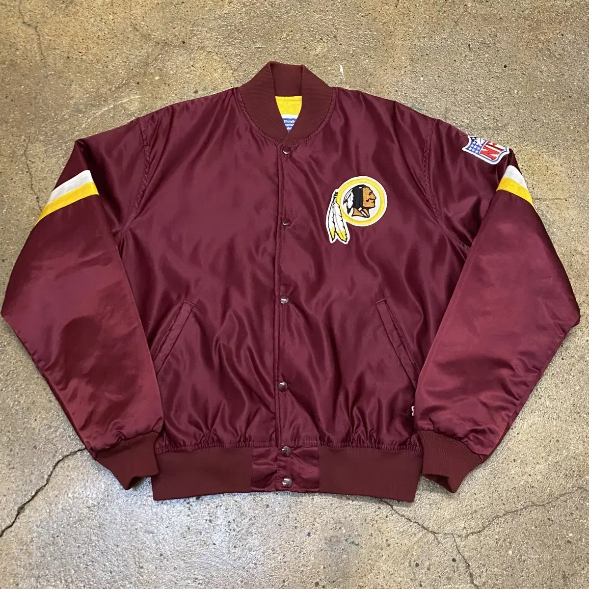 80s Made in USA 빈티지 스타터 NFL 레드스킨 스타디움 패딩