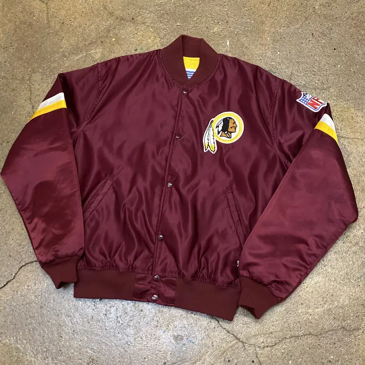 80s Made in USA 빈티지 스타터 NFL 레드스킨 스타디움 패딩