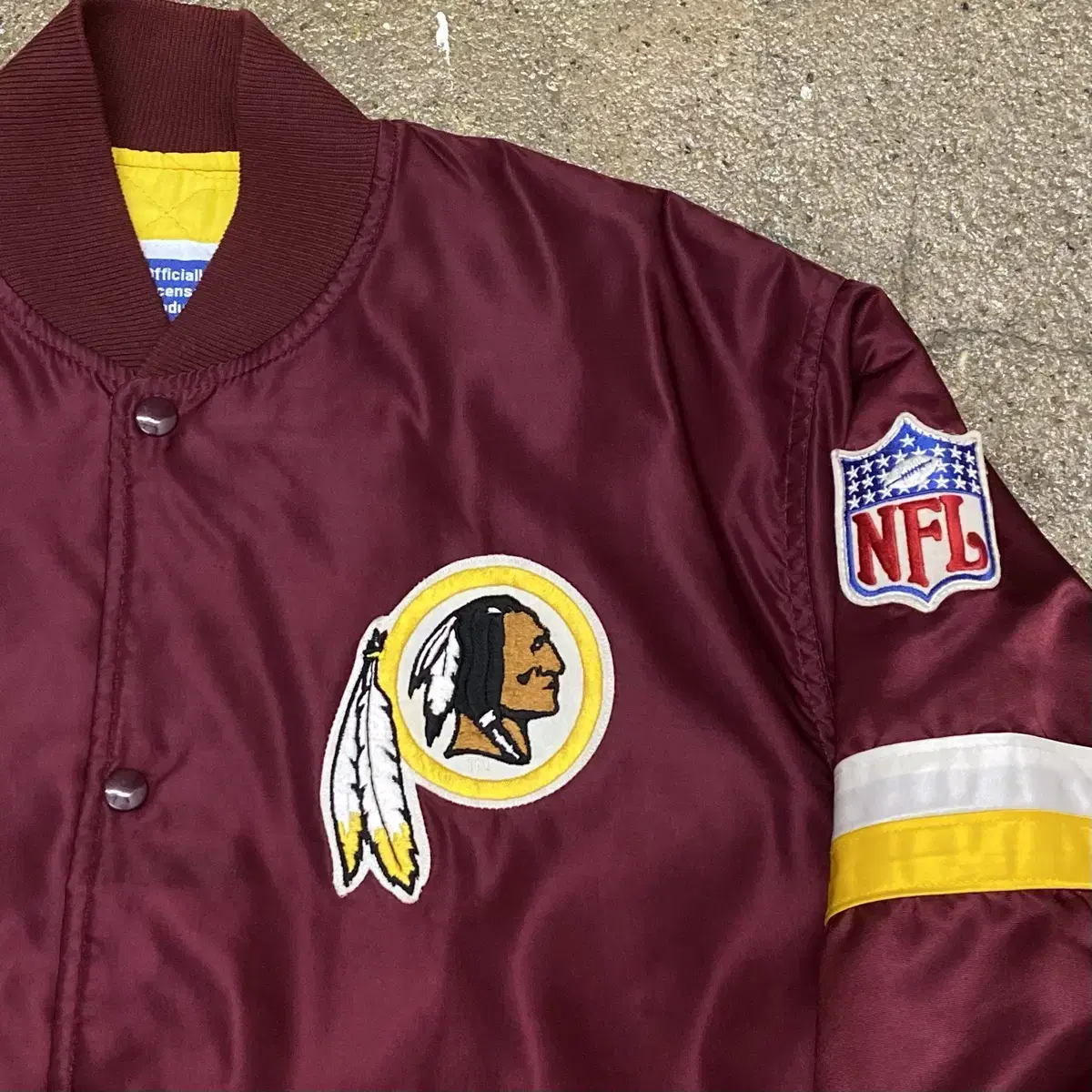 80s Made in USA 빈티지 스타터 NFL 레드스킨 스타디움 패딩