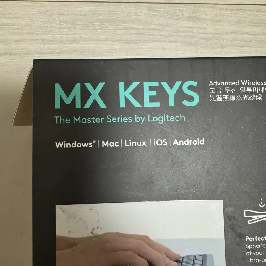 [로지텍] mx keys 풀세트 - 키보드 테스트 완료