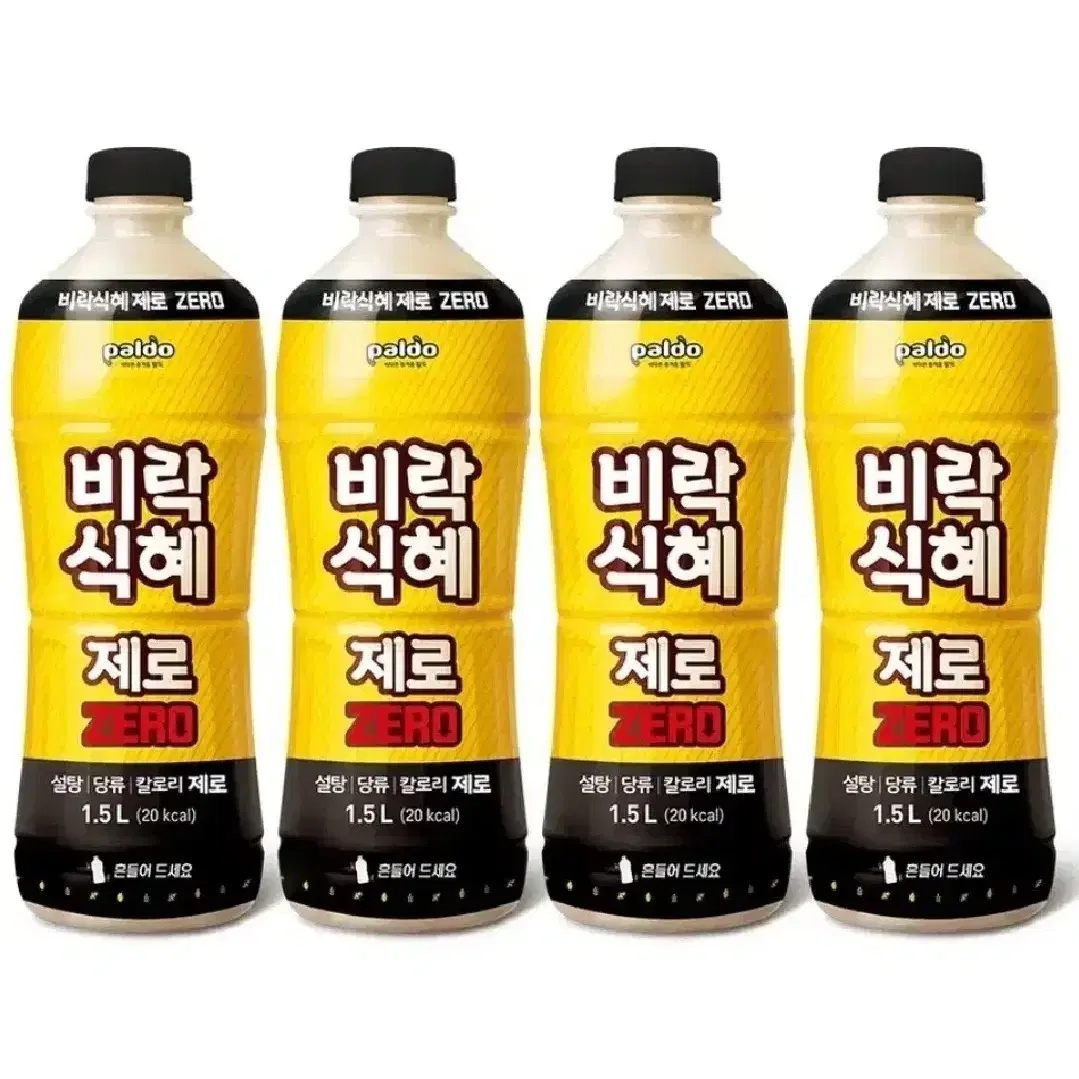 [무료배송] 비락식혜 제로 1.5L 4개