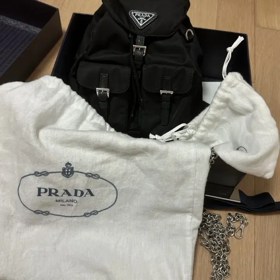 PRADA 프라다 리나일론 미니 백팩(새상품급)