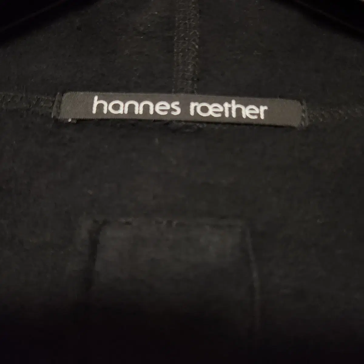 hannes roether 내피니트 자켓