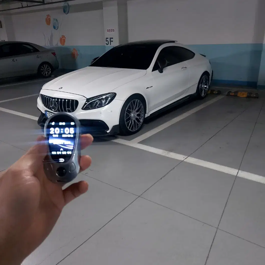 벤츠 CLS, GLE, GLC, C/E클래스 원격시동 차량스마트키 개조