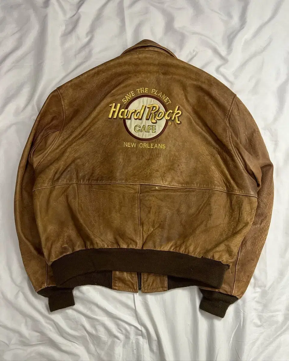 Hard Rock Cafe Bloom Leather Jacket