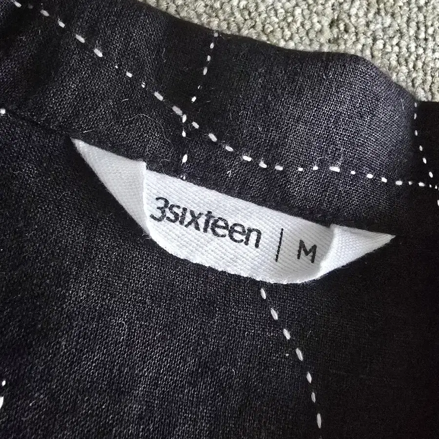 3SIXTEEN 쓰리식스틴 드렁크 체스보드 셔츠 M 미사용품 아메카지