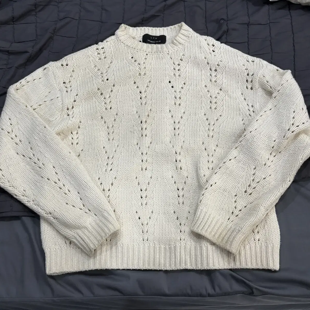 STU / 21SS Y CUTTING knit OS size