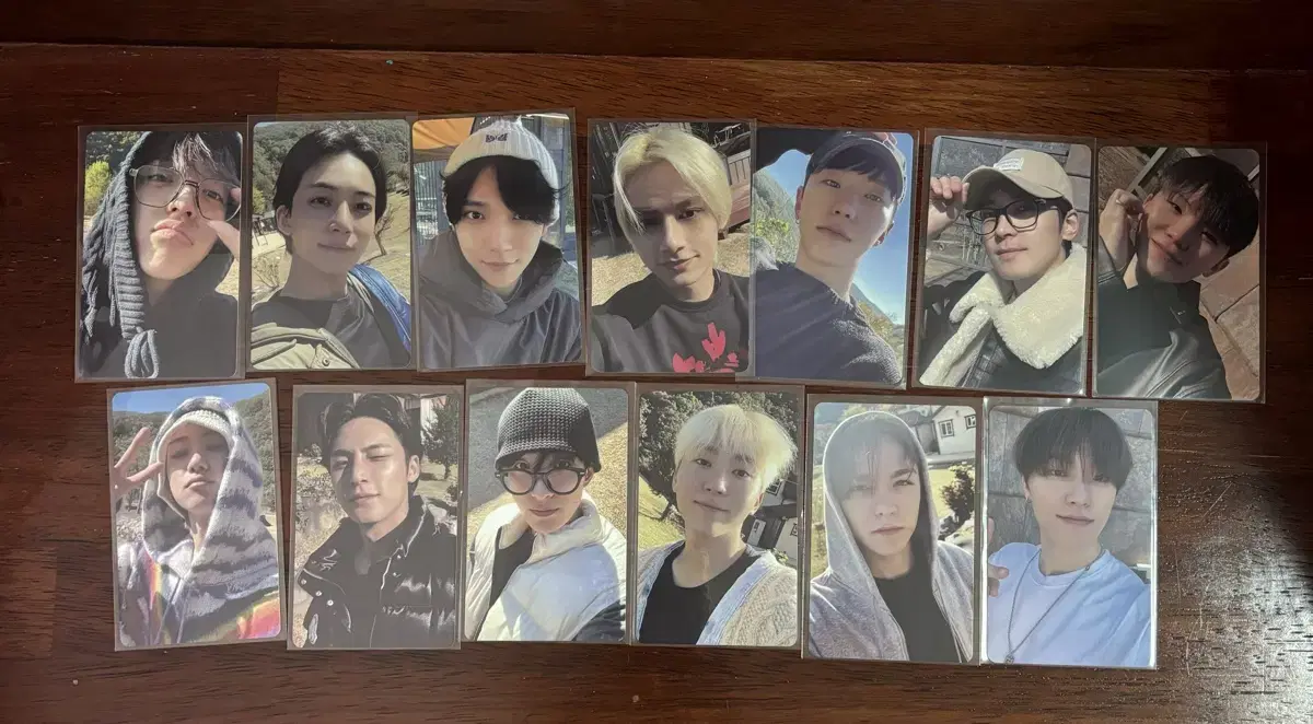 Seventeen in the Forest2 pre-order benefit photocard 13장 bulk photocard s.coups jeonghan mingyu wonwoo