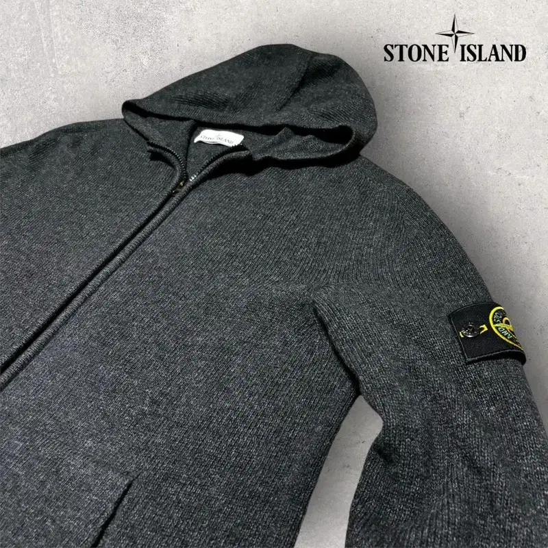 XL STONE ISLAND HOODIES 스톤아일랜드 니트 후드 집업