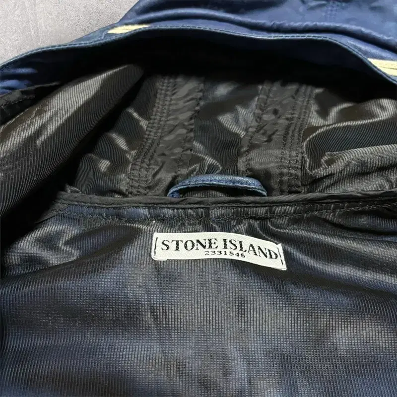 M STONE ISLAND JACKETS 스톤 가죽 자켓 화이트와펜