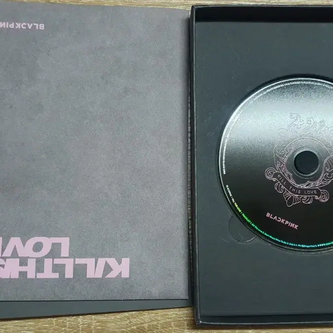 정품)블랙핑크 친필싸인CD앨범 kill this love 포카포함풀셋 +