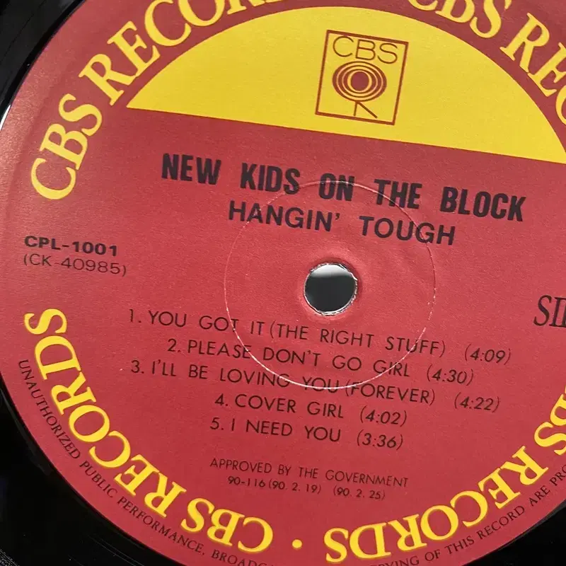 NEW KIDS ON THE BLOCK LP / C2143