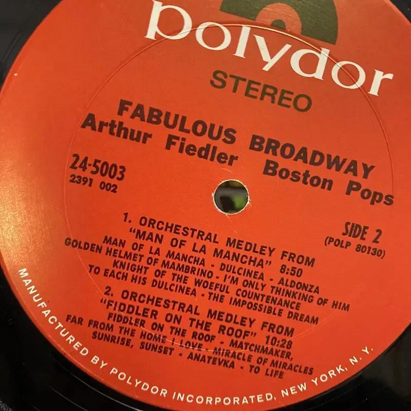 FABULOUS BROADWAY  LP / AA3289