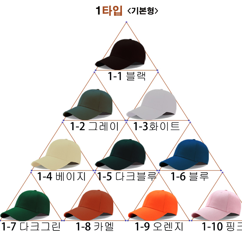 1+1 무지 심플 아이돌 야구모자 베이직 데일리 코디 볼캡