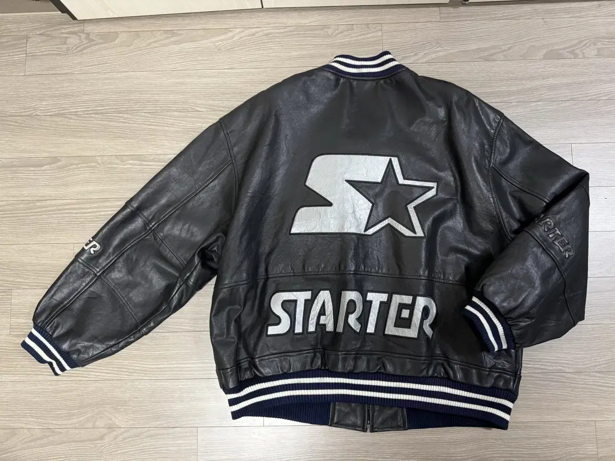 XL Starter Ladder Varsity Jacket Leather