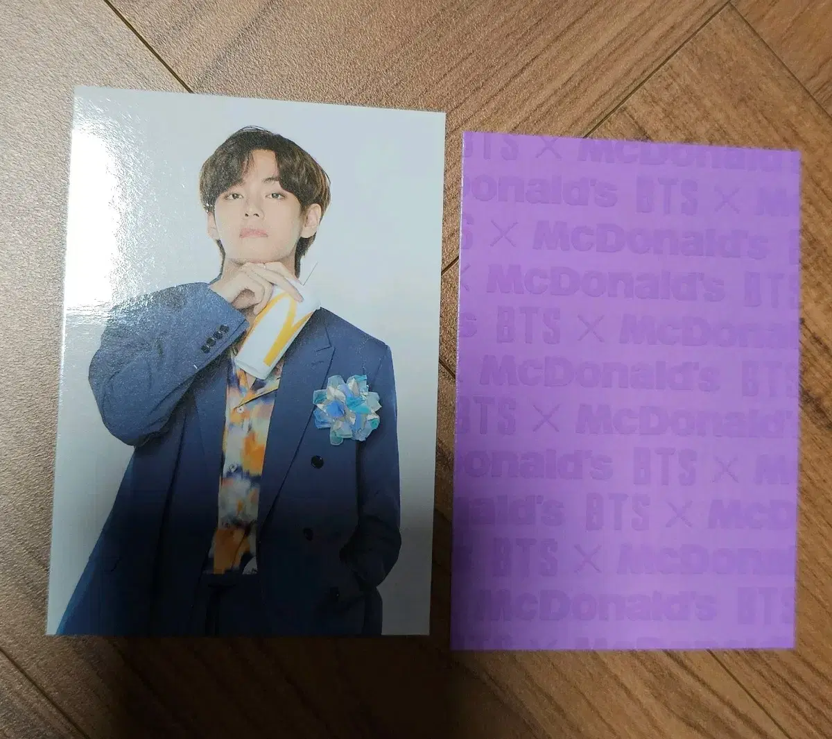 Bangtan BTS McDonald's Random photocard v Taehyung