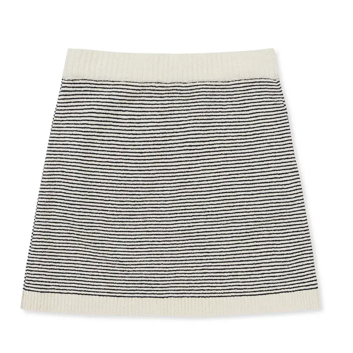 24SS 클로브 Fluffy Boucle Stripe Skirt [M]