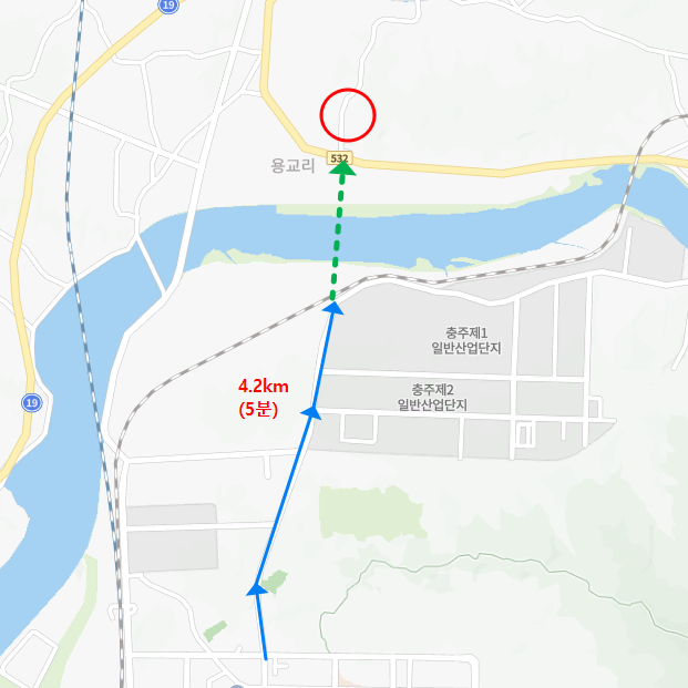 [토지매매] 충북 충주시 동량면 용교리(서울에서 1시간 30분거리)