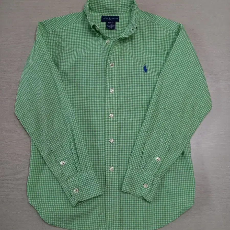 S80 POLO RALPH LAUREN 긴팔셔츠 연두 S-188