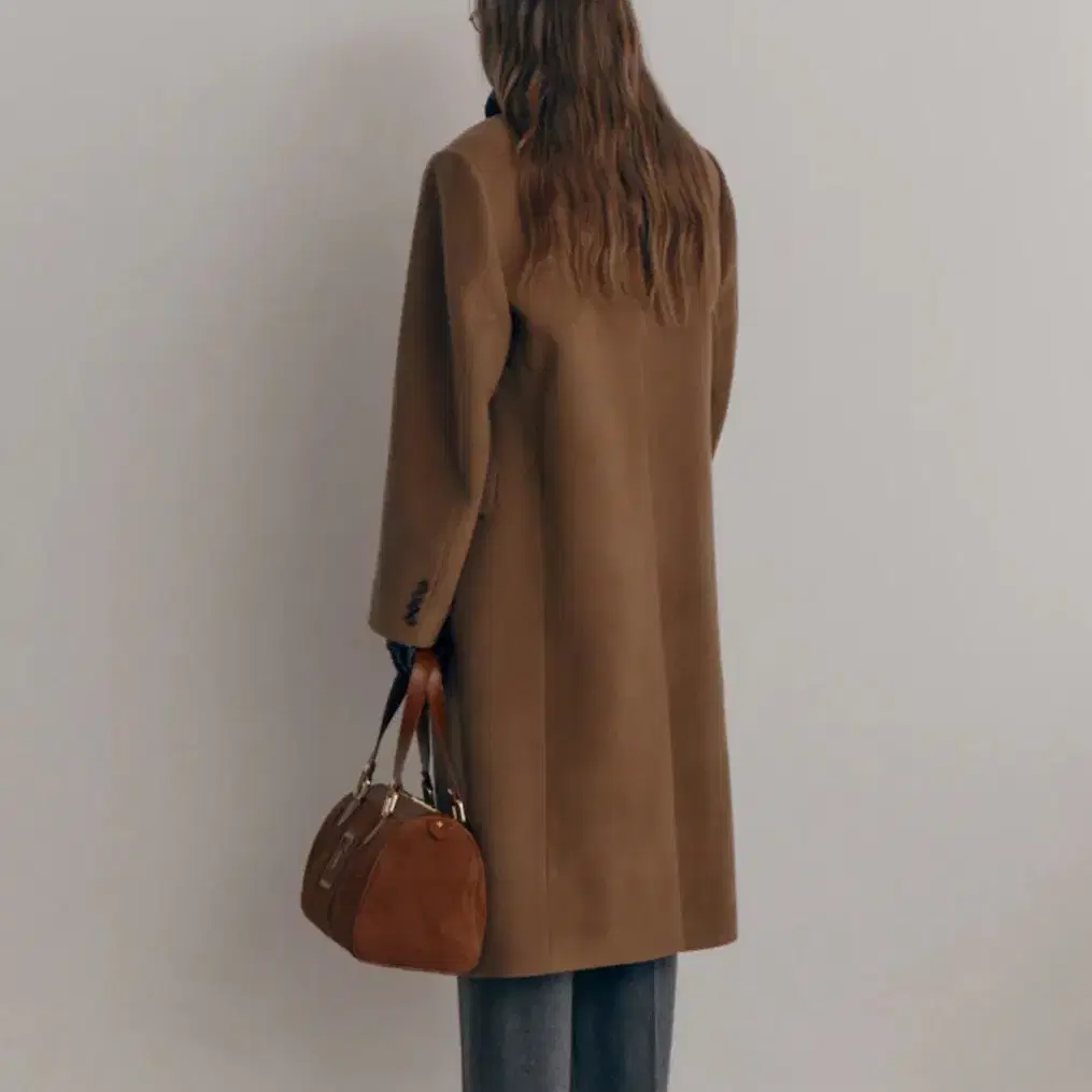 Verso -Classic Pick Stitched Long Coat (