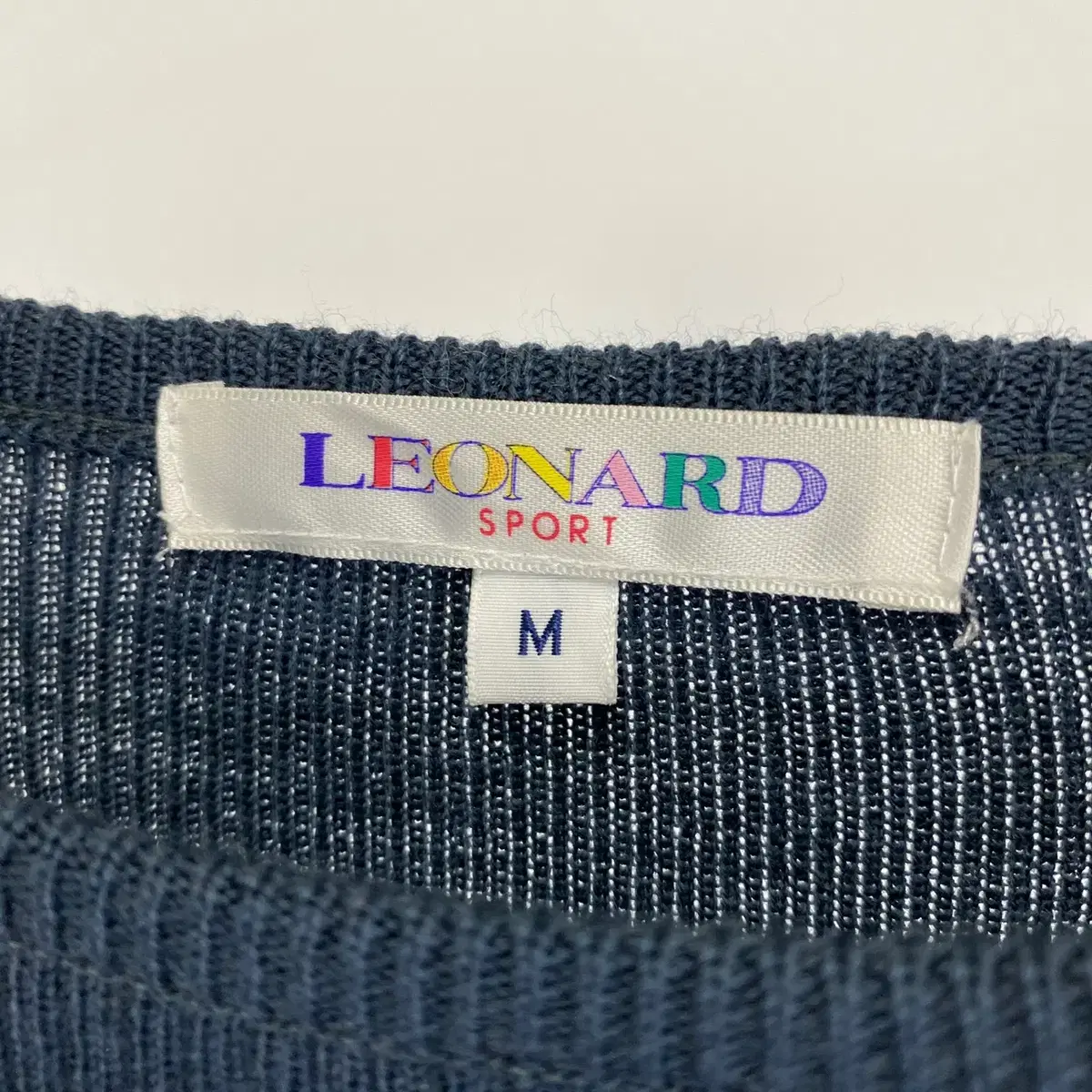 빈티지 LEONARD SPORT 로고 디테일 니트