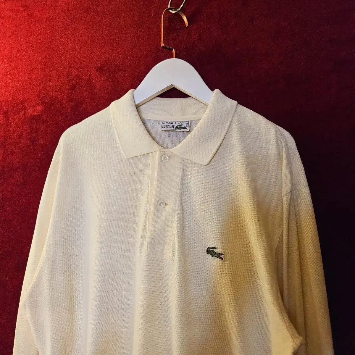 Lacoste 90's Yel Signature Long Sleeve Karati 105SIZE