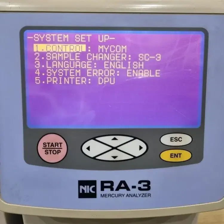 NIC RA-3 Mercury Analyzer 수은분석기