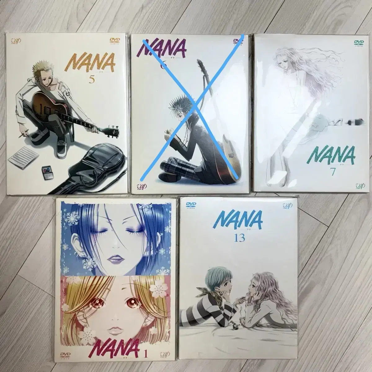 yazawai nana dvd 1,5,6,7,13