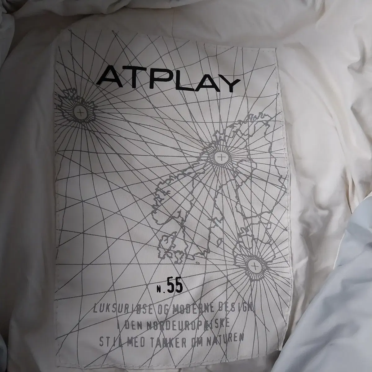 여성 ATPLAY 덕다운패딩 55사이즈 c10543