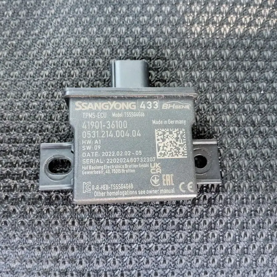 g4렉스턴 스포츠 칸 tpms ecu