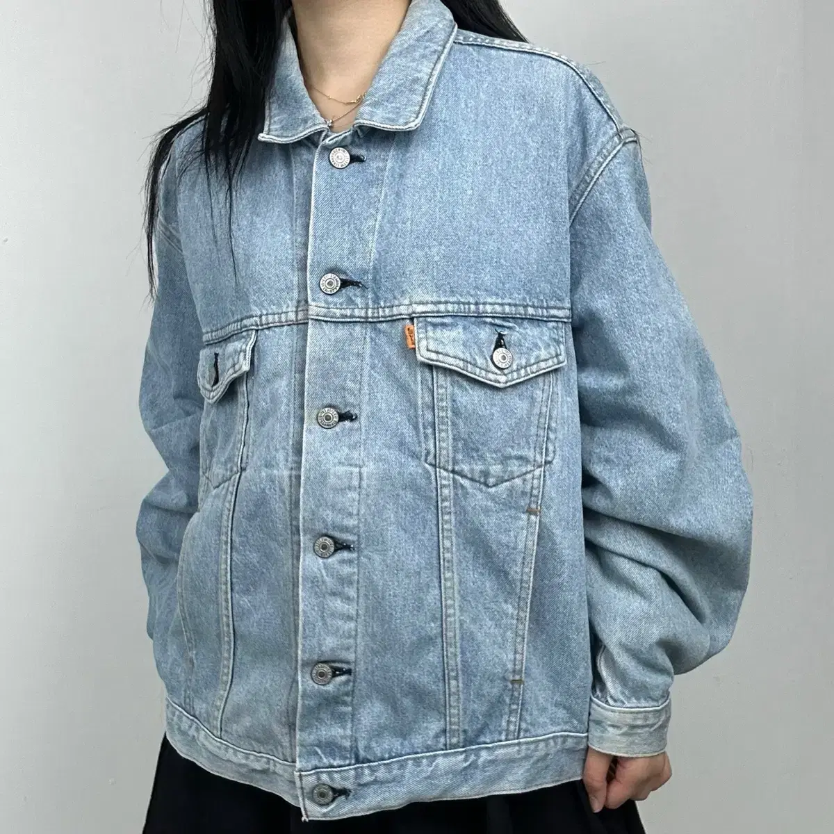 (무료배송) 1990s Levis 리바이스 오렌지탭 데님 자켓