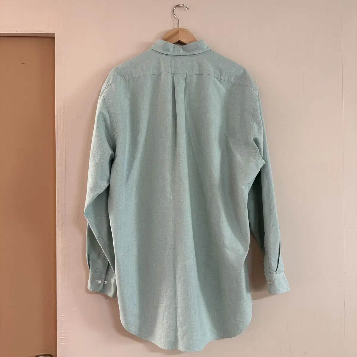 폴로 긴팔 셔츠 민트 16.5 XL