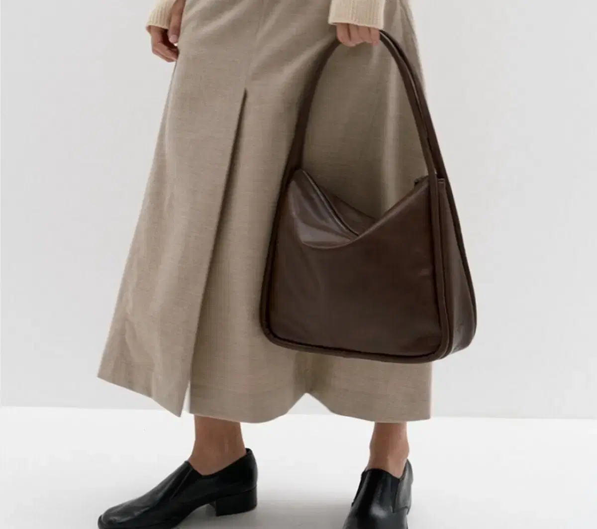 [새상품] 여밈 ridge bag Choco Brown