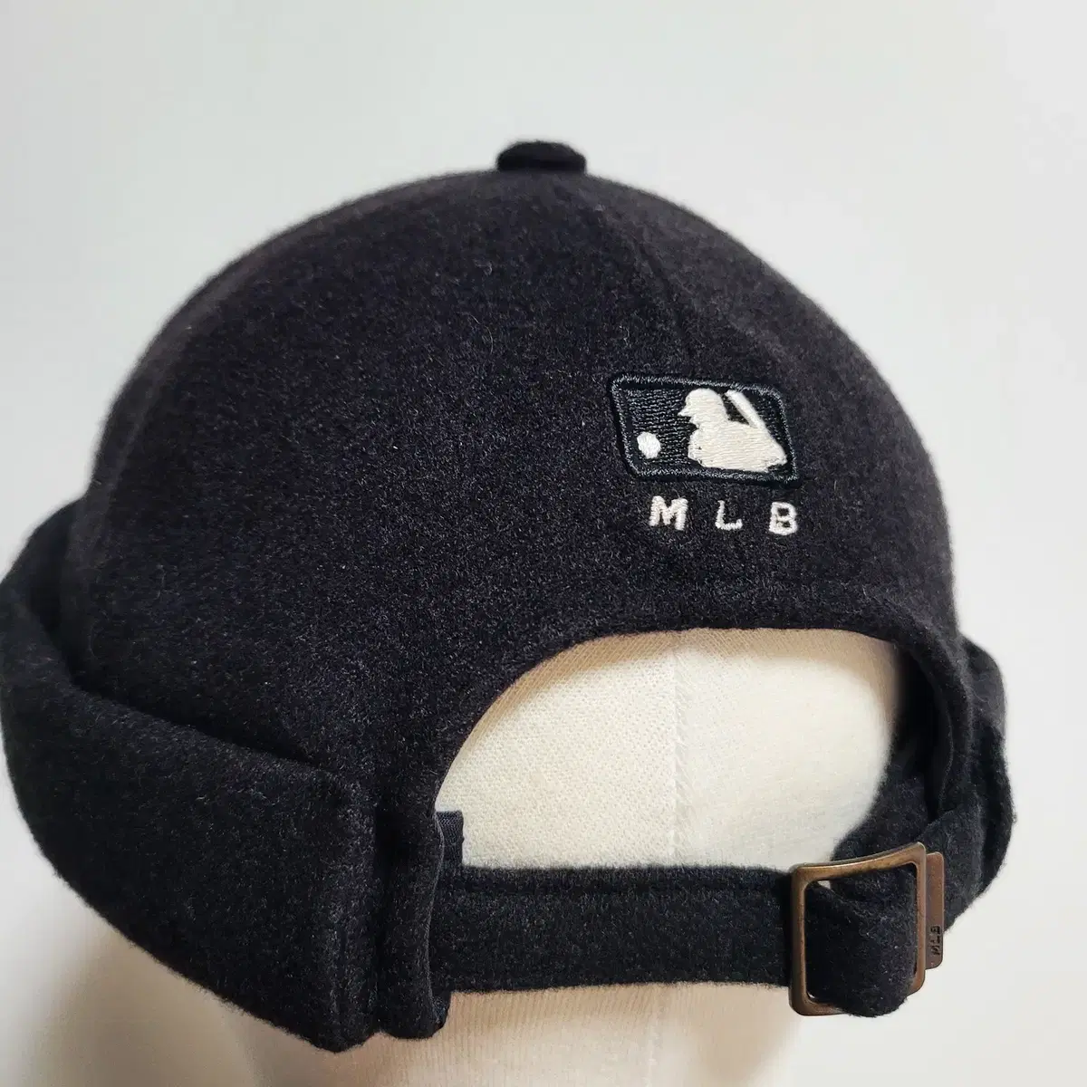 mlb 엠엘비 블랙 루키 울 와치캡 모자 남여공용