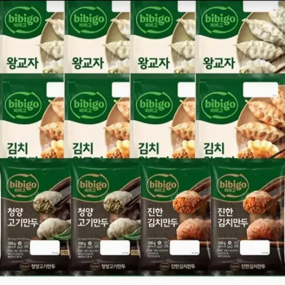 비비고만두종합12봉 비비고왕교자,김치왕교자,청양수제고기만두,진한김치만두