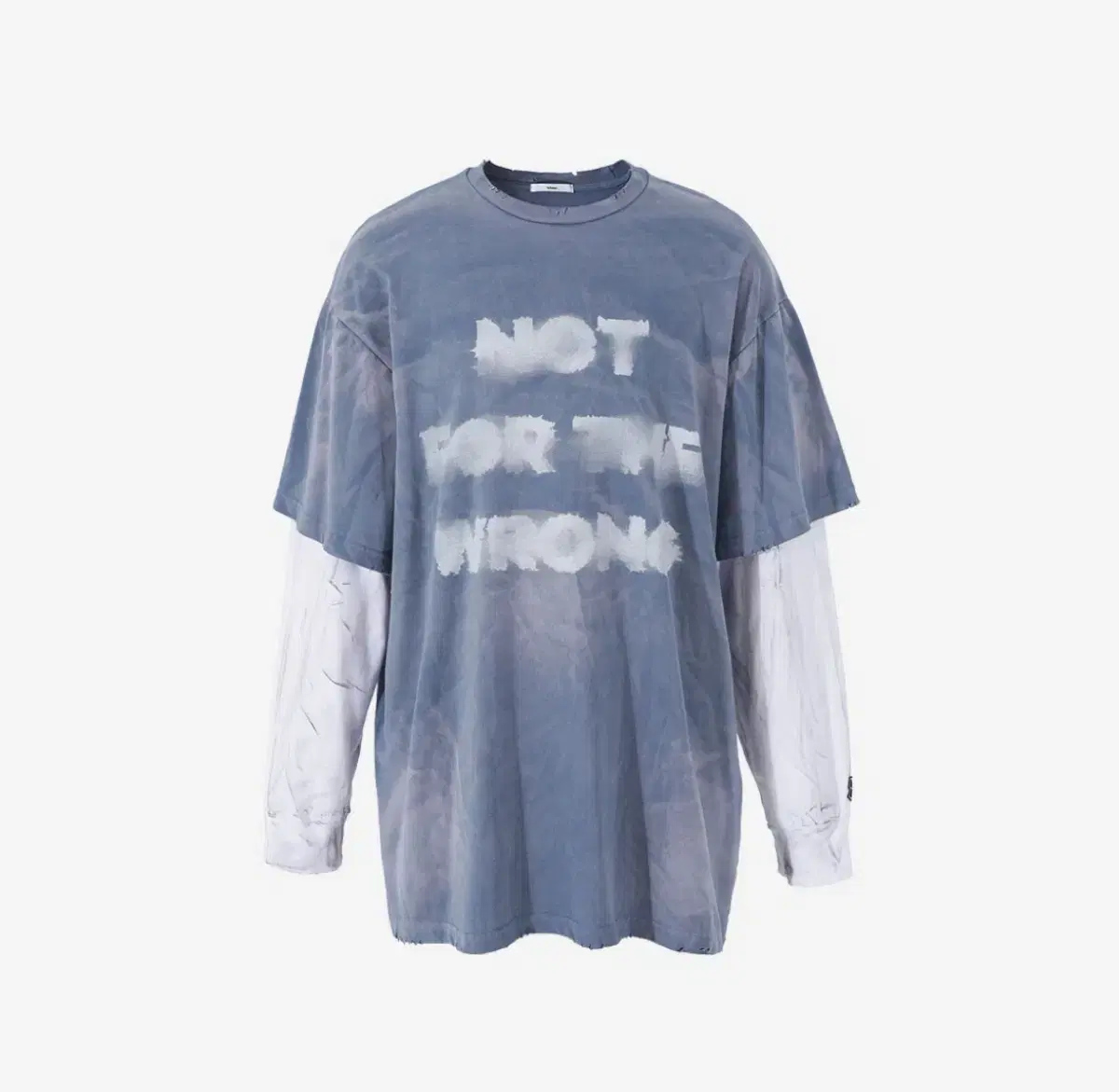 [1] Noculous Smudge Layered T-Shirt