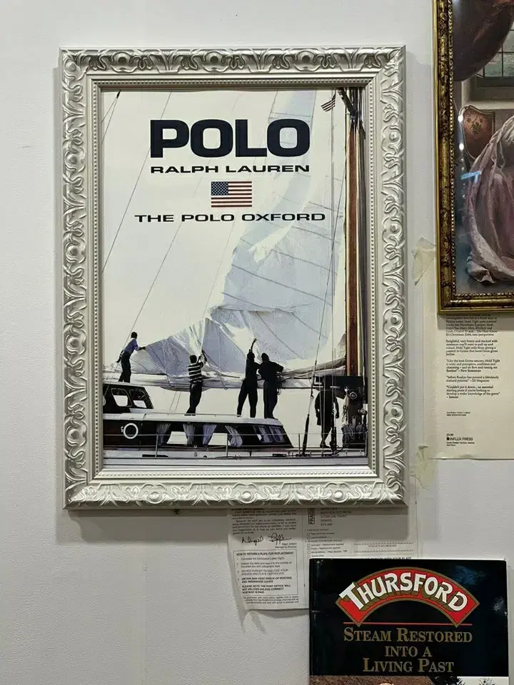 Vintage polo yoat 빈티지 폴로랄프로렌 액자/소품엔틱인테리어