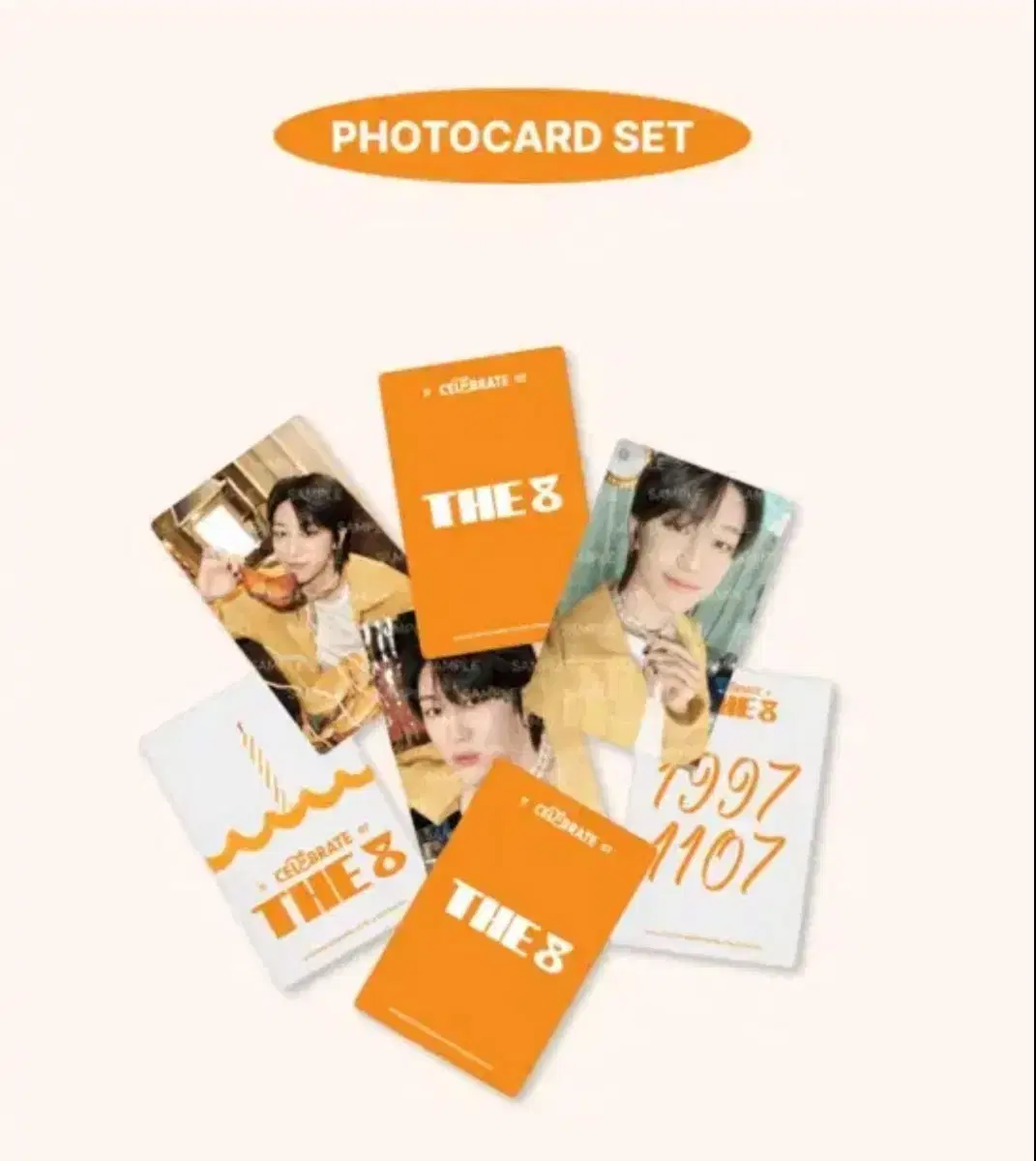 the8's birthday photocard sells