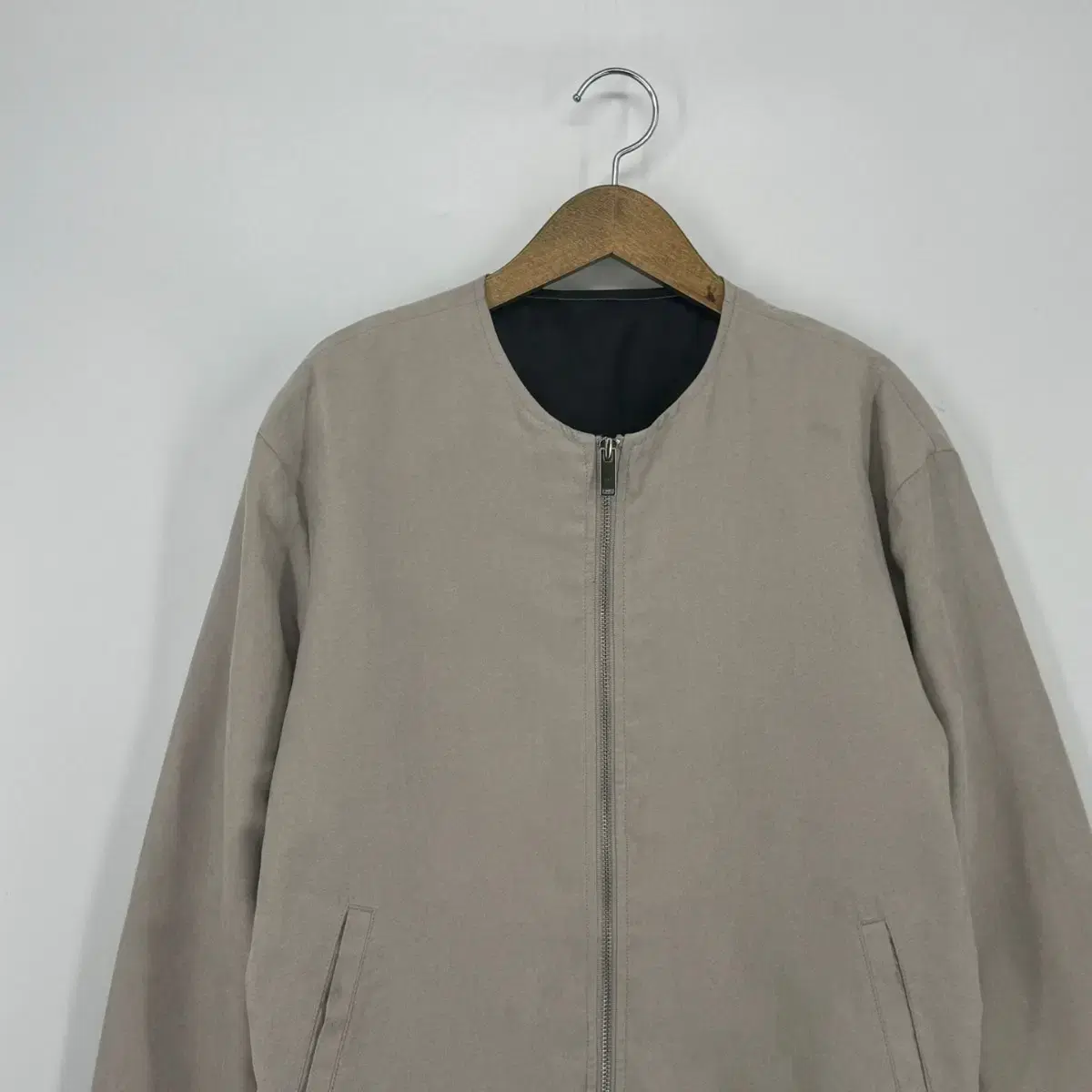 노카라 자켓 (M size / BEIGE)