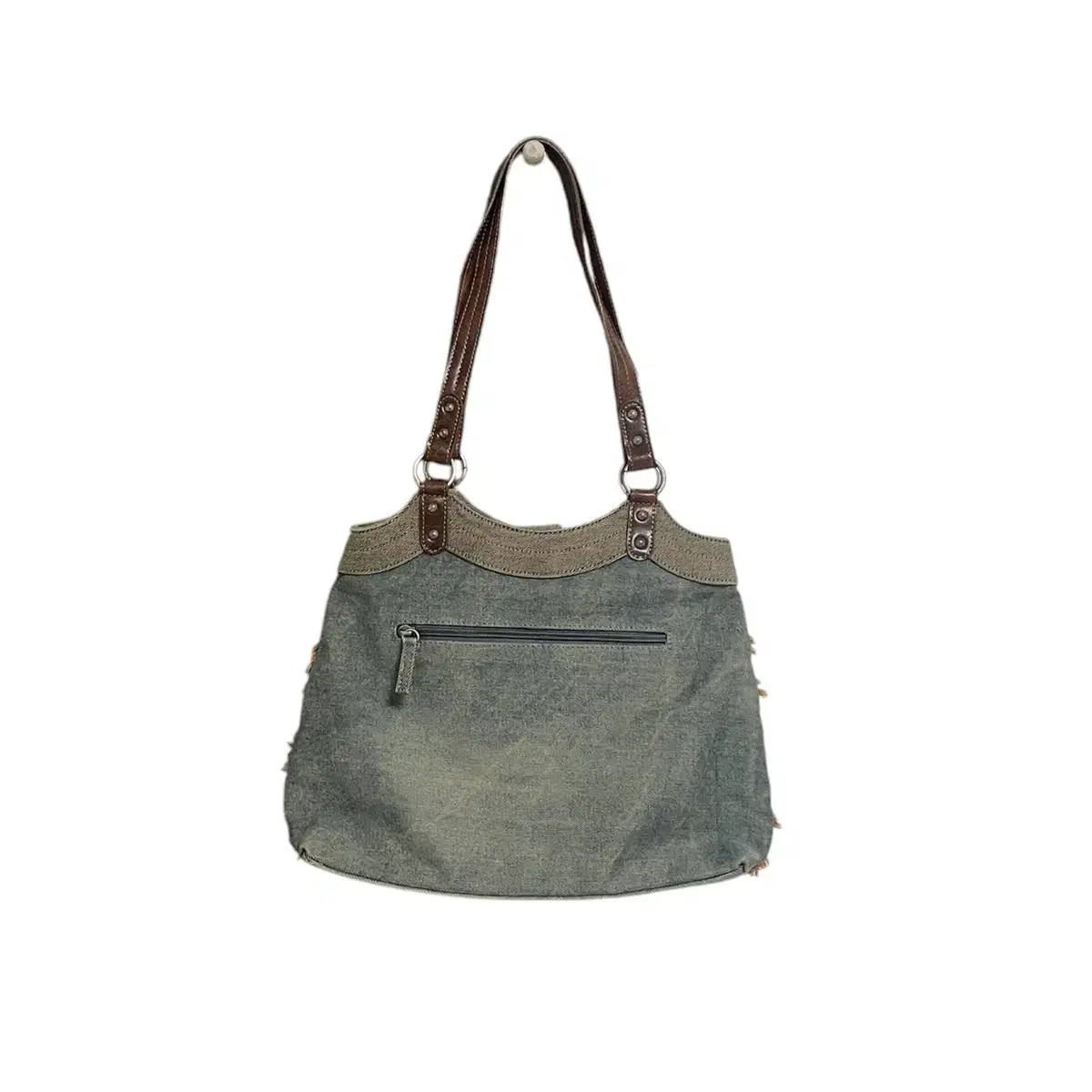 Guess denim western shoulder bag