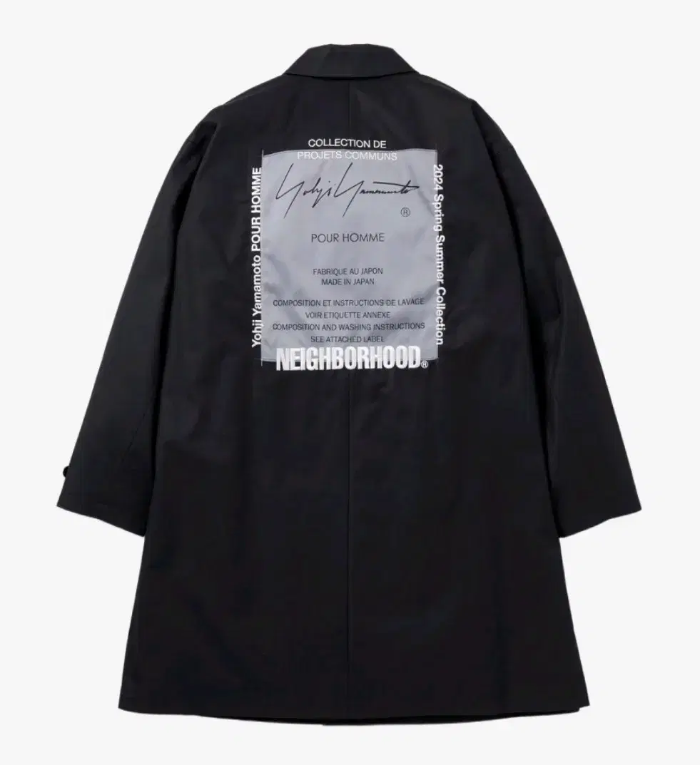 Yoji Yamamoto x Neighborhood Hooded Coat M